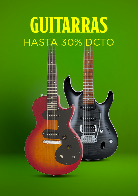 Guitarras con hasta 30% dcto