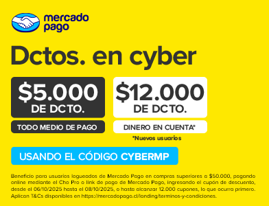 Descuento Cyber con Mercado Pago