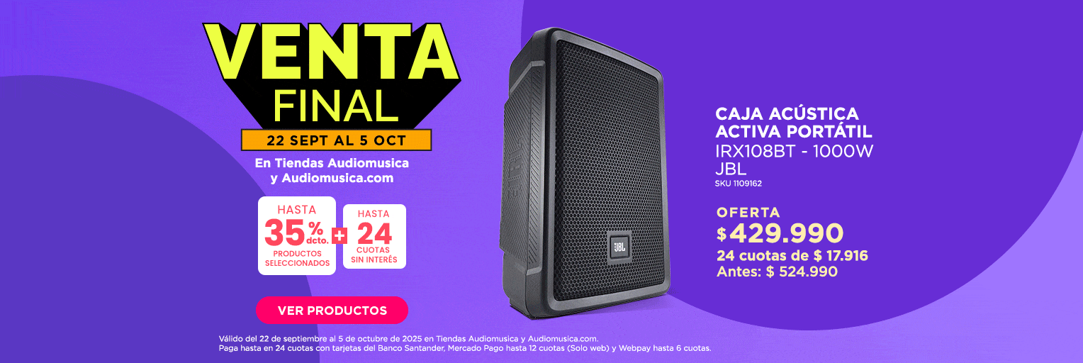 Venta Final en Audiomusica​